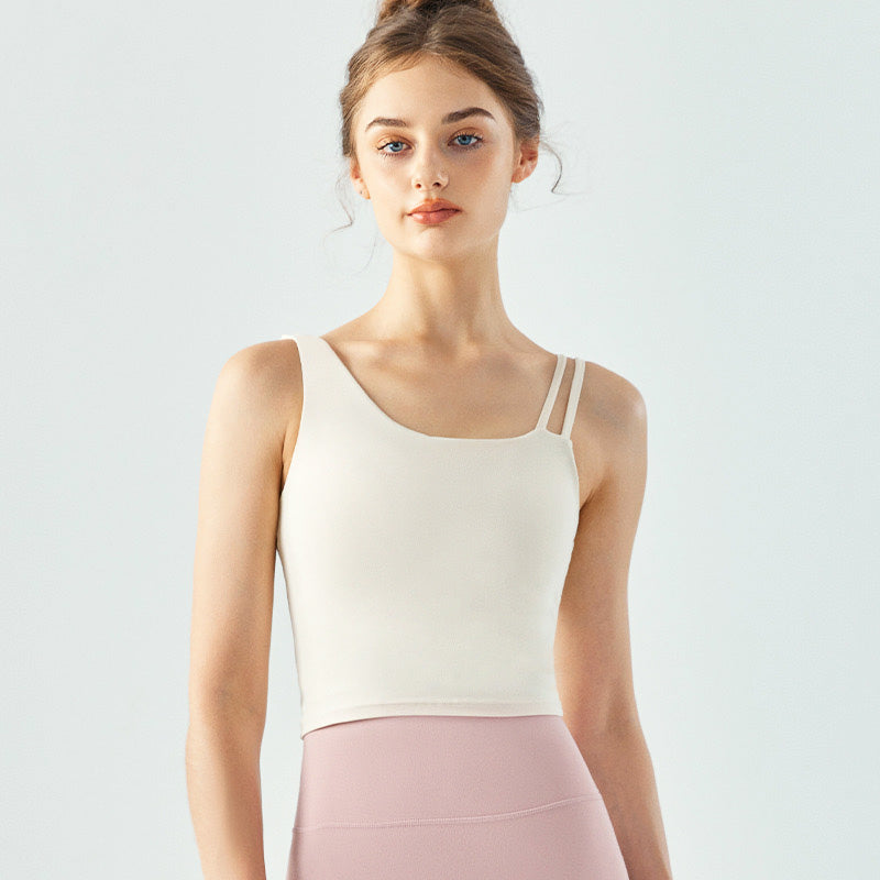 Eve Sport Bra 不對稱運動背心【白色】4色