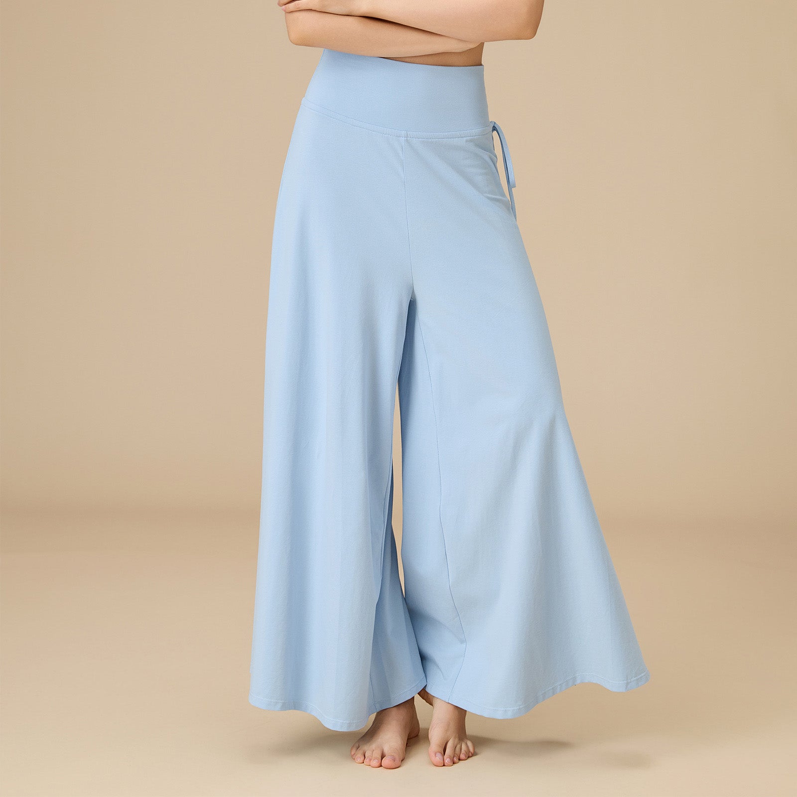 Peta 瑜伽寬管九分褲【粉藍色】5色