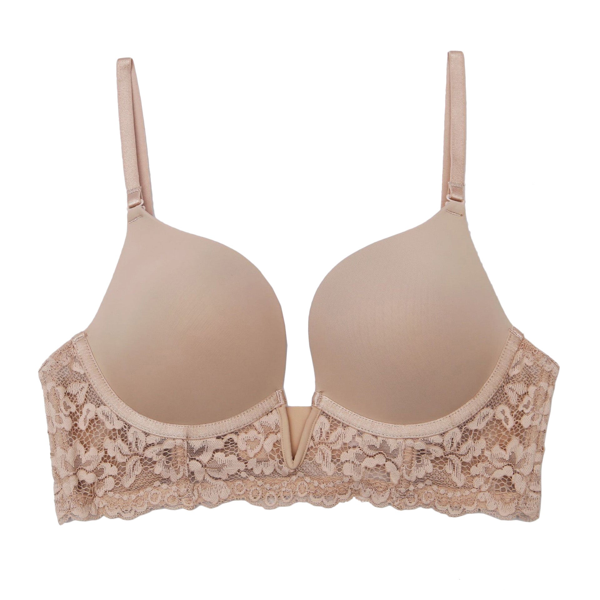 Vemi Bra 深V蕾絲成套內衣【膚色】4色