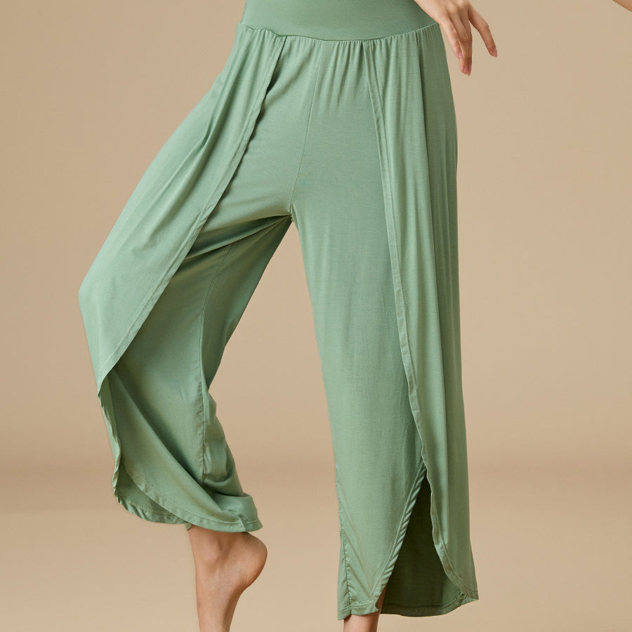 Jito 瑜伽寬管九分褲【綠色】5色