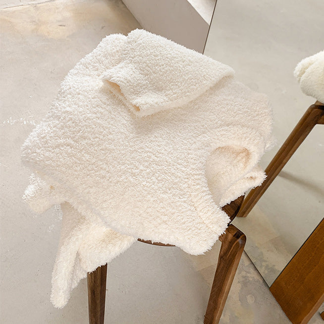 Wuva 軟暖絨成套寬口褲家居服【4色】