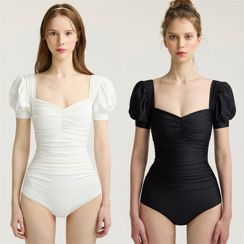 Dima 連身式泳裝【白】