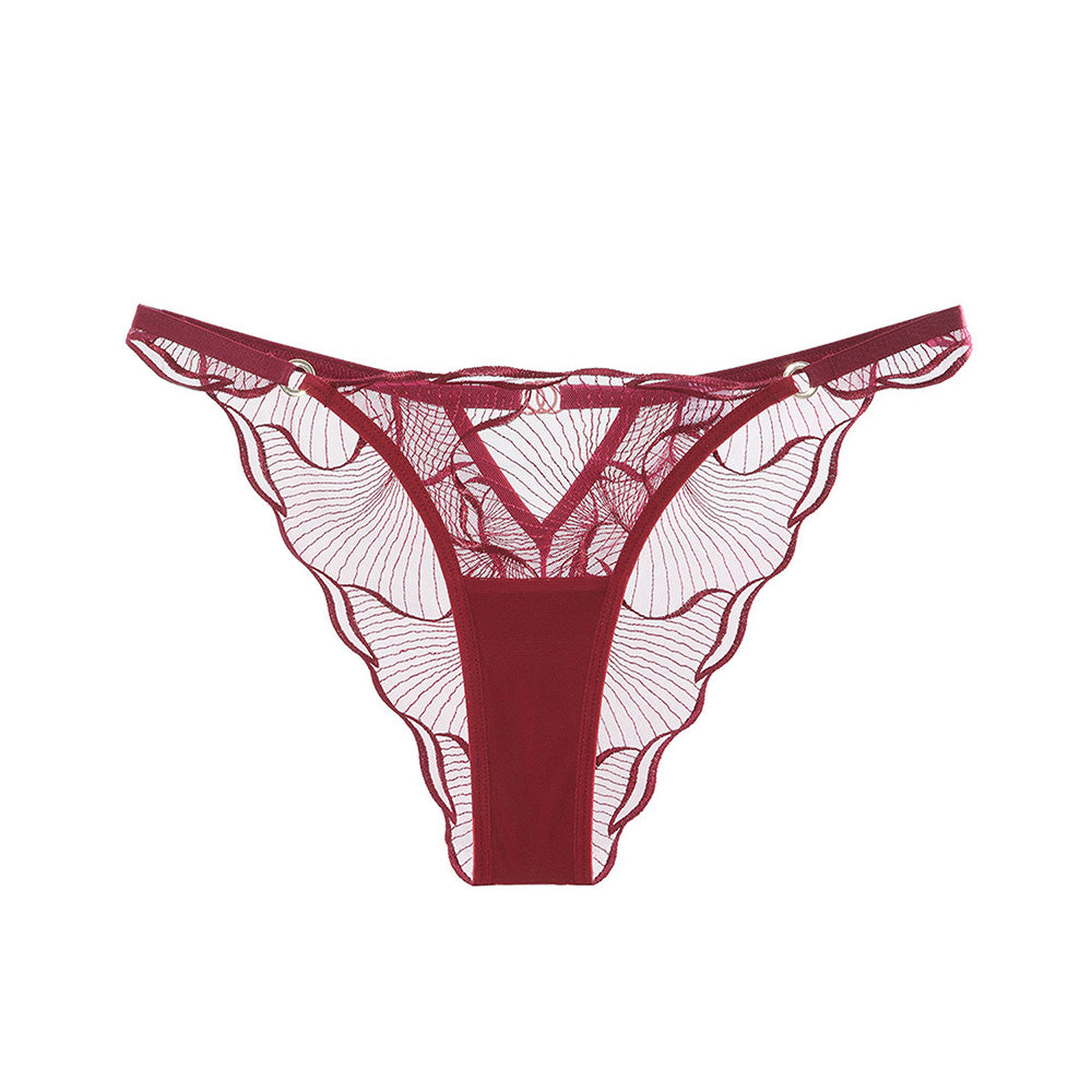 Jiera 蕾絲三角褲【紅色】