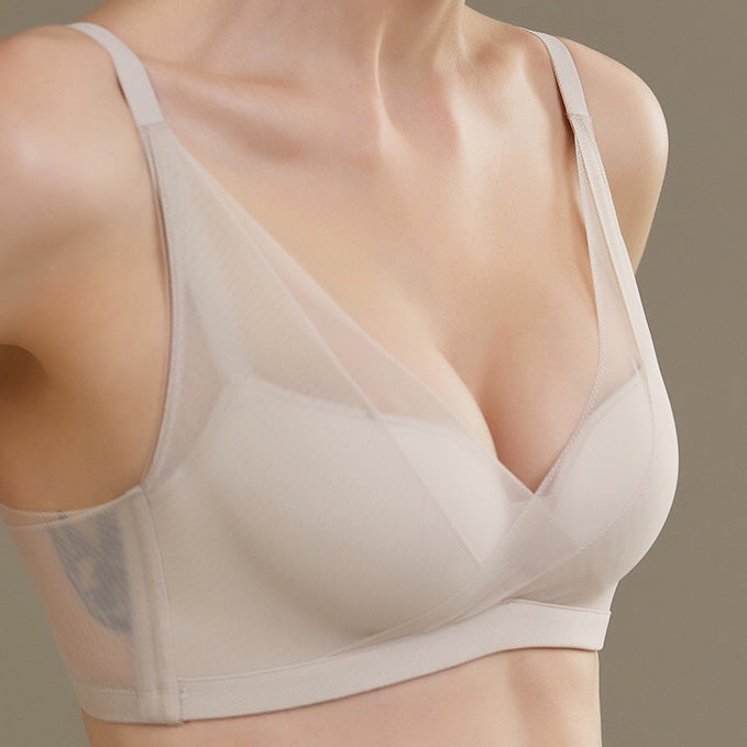 Wume Bra 無痕網紗無鋼圈內衣【4色】