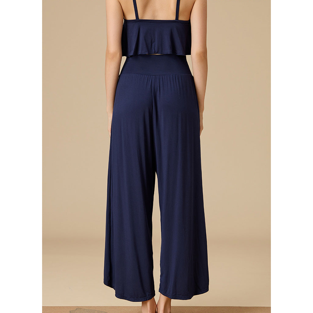 Jito 瑜伽寬管九分褲【藍色】5色