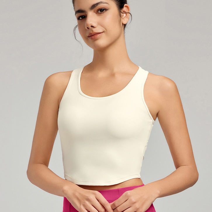 Yila Sport Bra 運動背心【奶白】4色