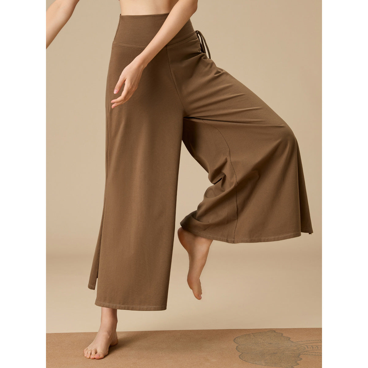 Peta 瑜伽寬管九分褲【咖啡色】5色