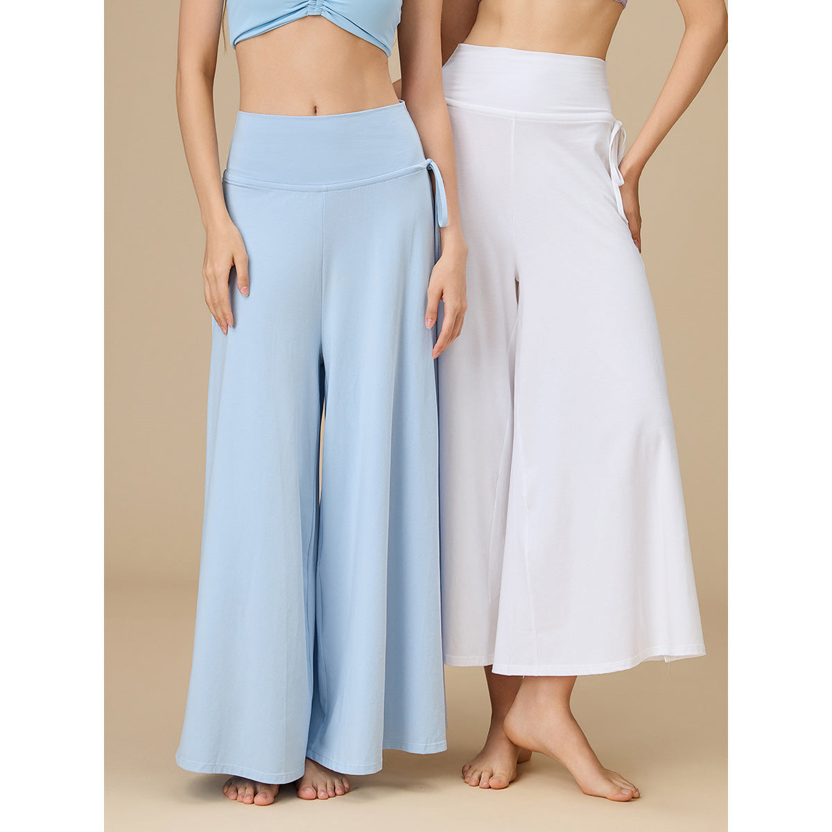 Peta 瑜伽寬管九分褲【粉藍色】5色