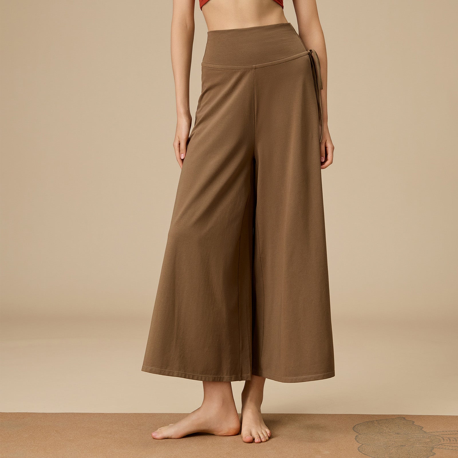 Peta 瑜伽寬管九分褲【咖啡色】5色