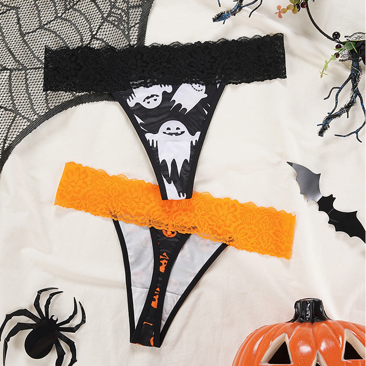 Halloween 萬聖節蕾絲丁字褲【6色】