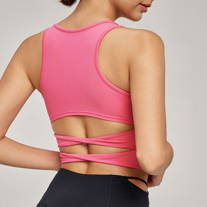 Yila Sport Bra 運動背心【桃粉】4色