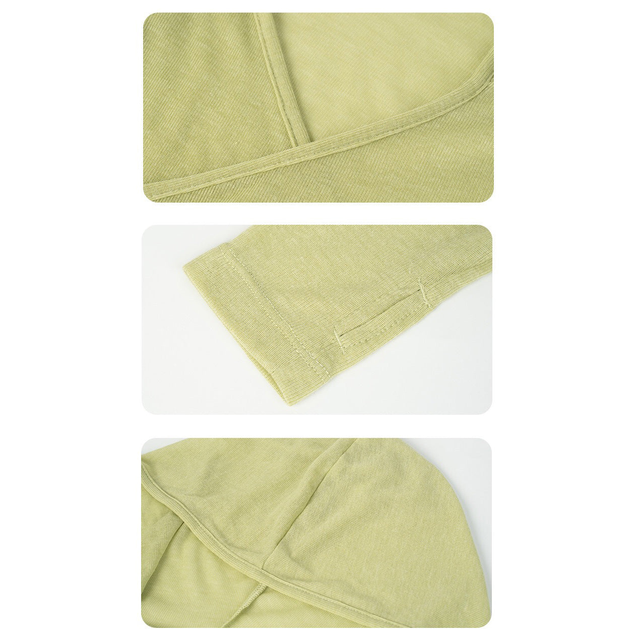 Sivi 連帽綁帶罩衫【白色】5色