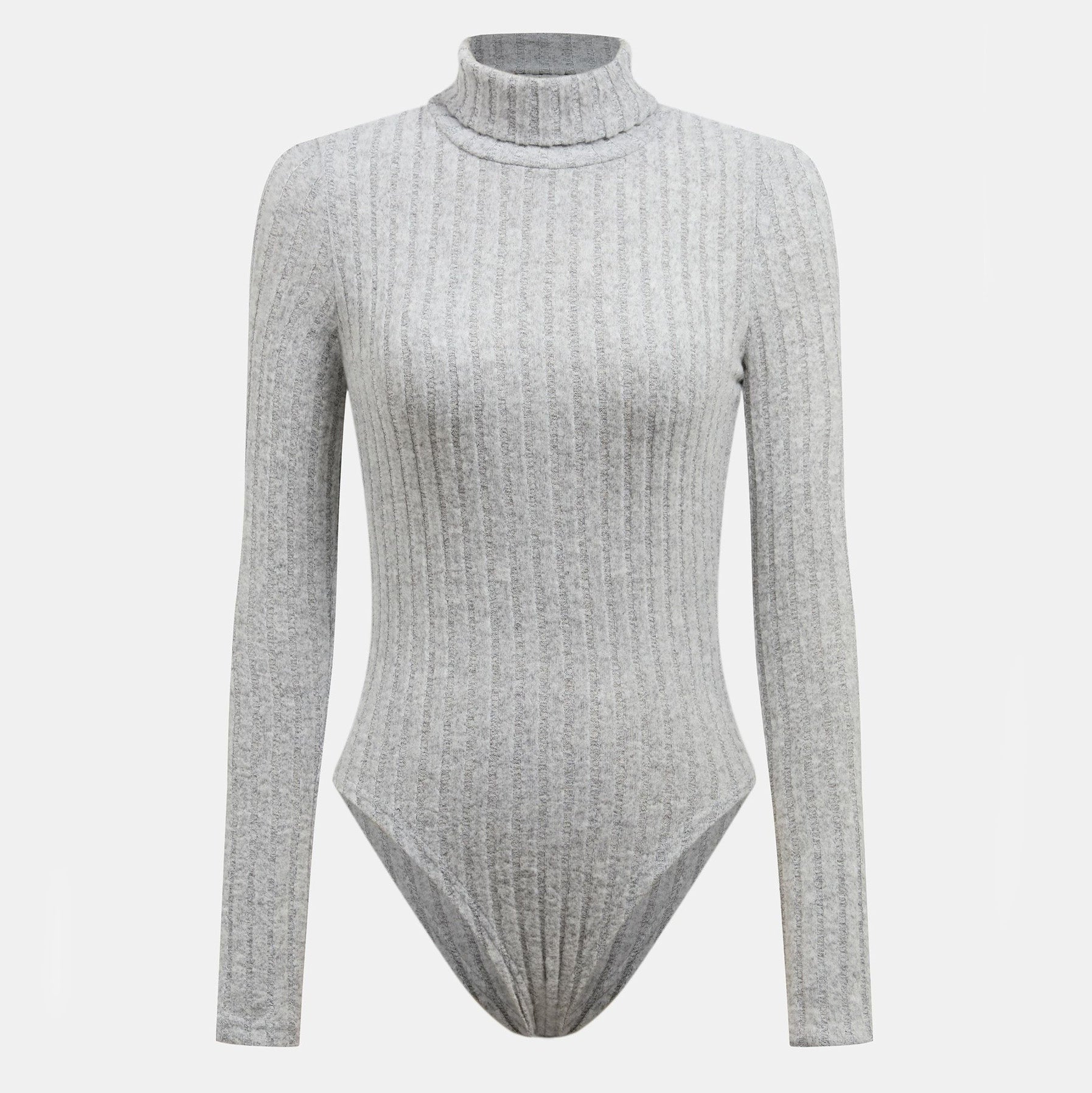 Kili 高領針織螺紋連體衣【2色】
