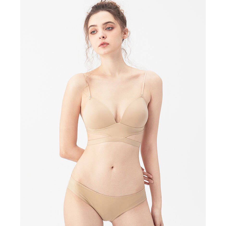 Dita Bra 無鋼圈大U露背內衣【膚色】