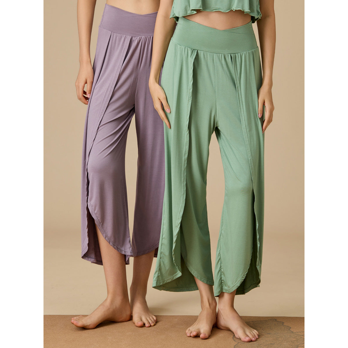 Jito 瑜伽寬管九分褲【綠色】5色