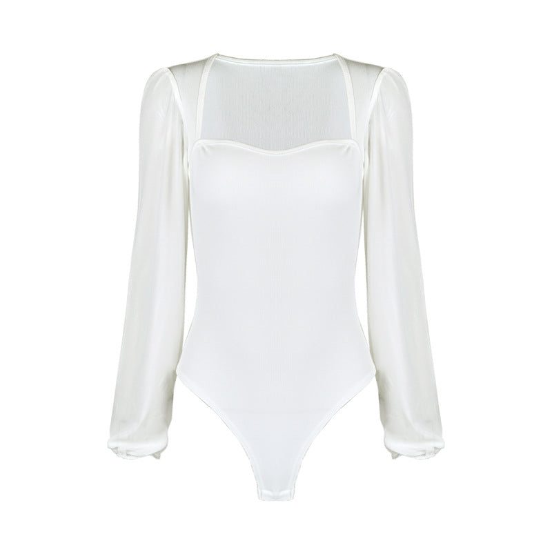 Veri微透膚性感連體衣【2色】