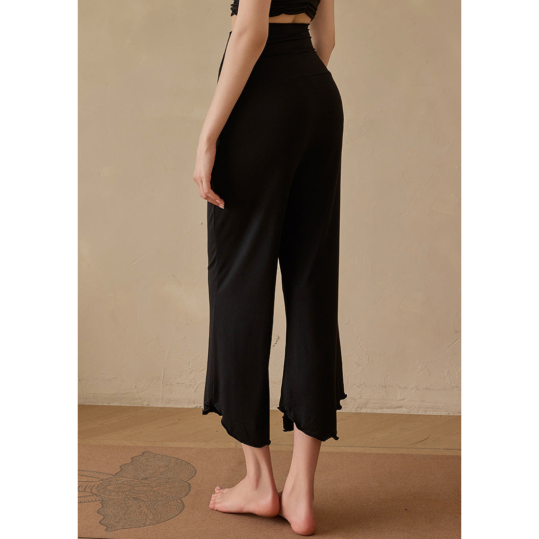 Sevi 瑜伽寬管八分褲【黑色】5色