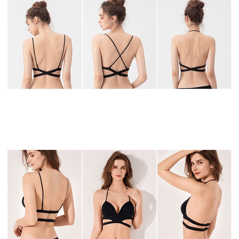 Dita Bra 無鋼圈大U露背內衣【白色】