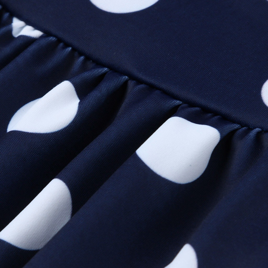 Hiva 孕婦泳裝【藍底白點】