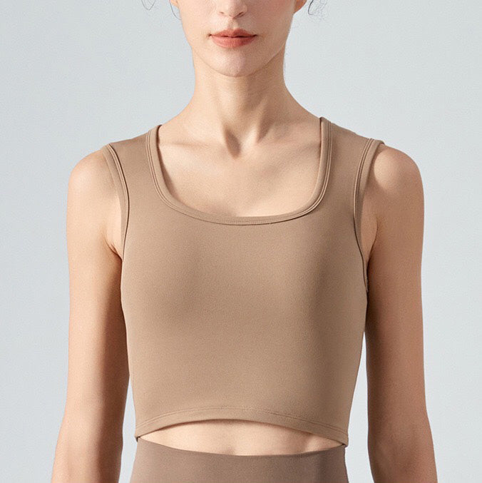 Yimi Sport Bra 運動內衣【卡其】4色