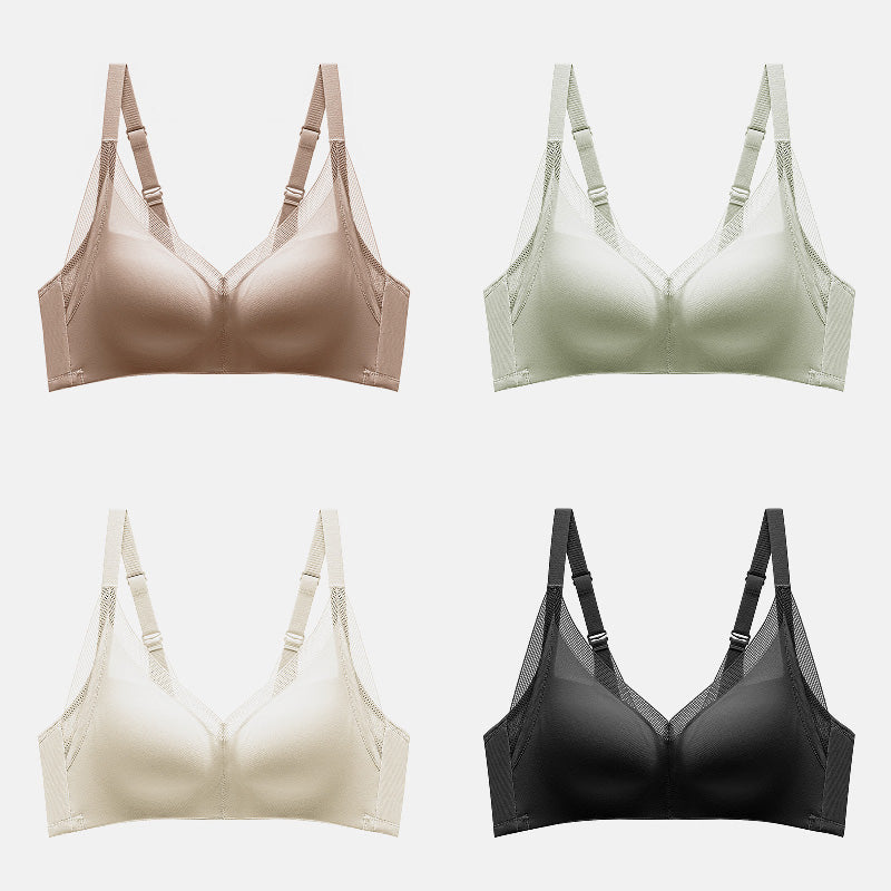 Zumi Bra 蠶絲無痕無鋼圈內衣【4色】