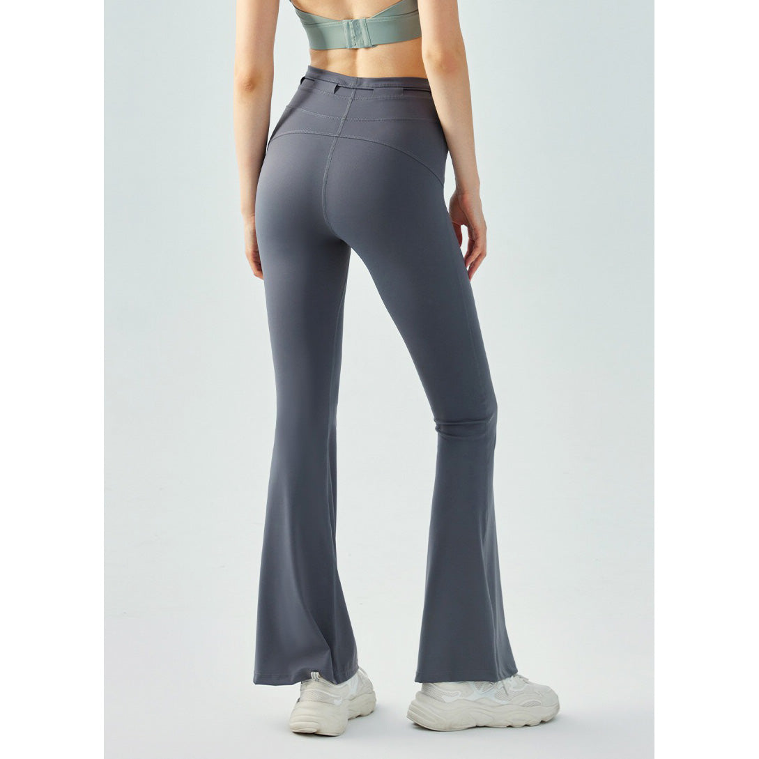 Yima Sport Pants 抽繩喇叭運動九分褲【4色】