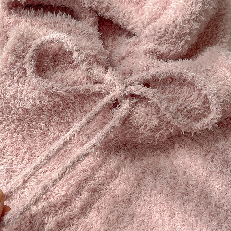 Beka 軟暖絨成套連帽家居服【4色】