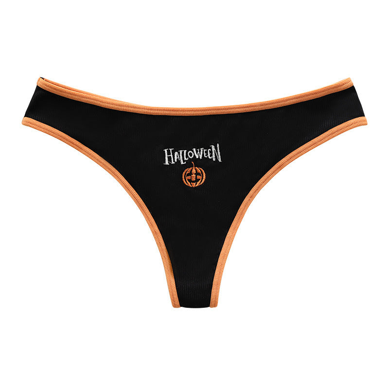 Halloween 萬聖節螺紋丁字褲【3色】