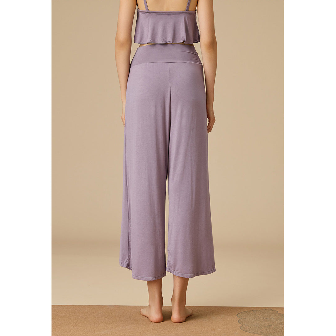 Jito 瑜伽寬管九分褲【紫色】5色