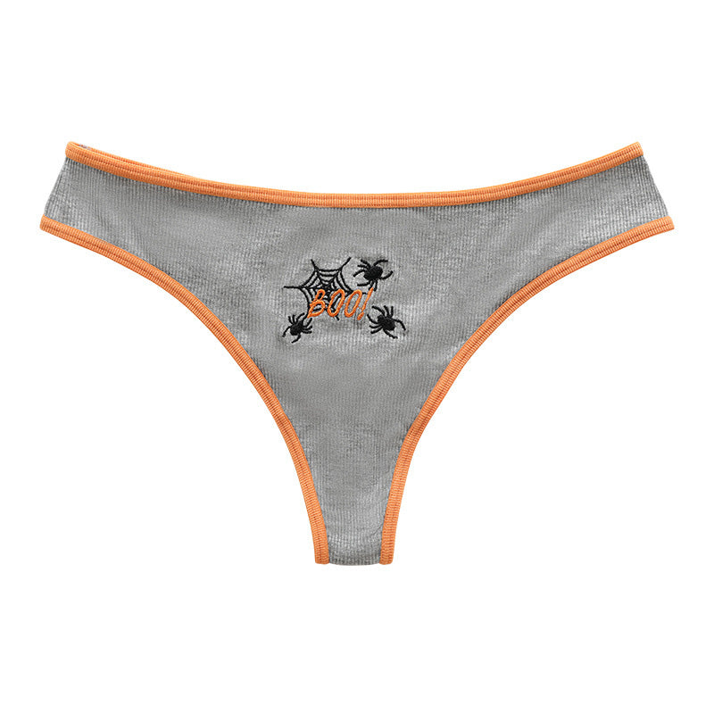 Halloween 萬聖節螺紋丁字褲【3色】