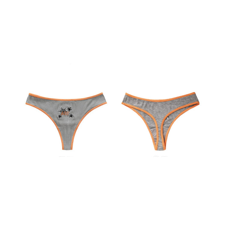 Halloween 萬聖節螺紋丁字褲【3色】