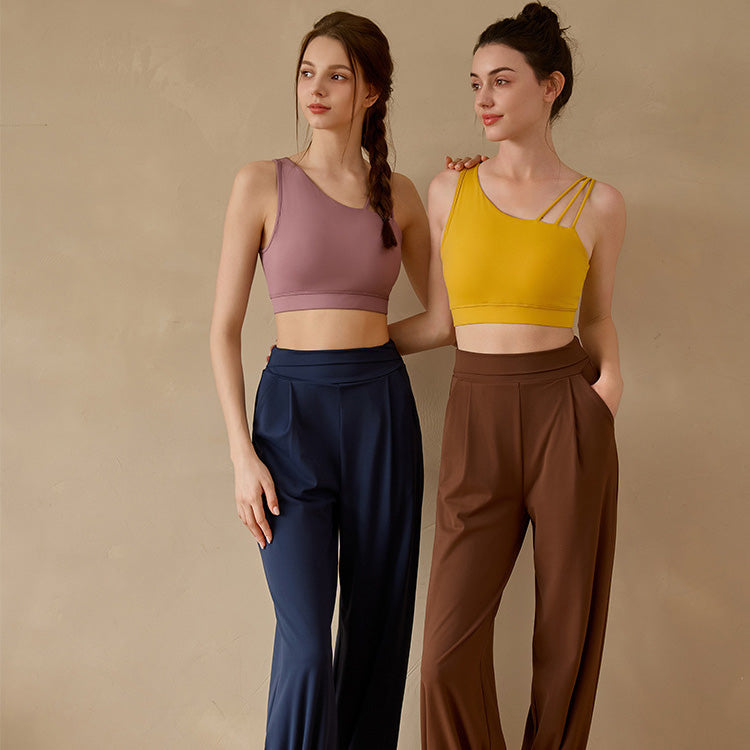 Suka 斜肩運動內衣【薑黃色】4色