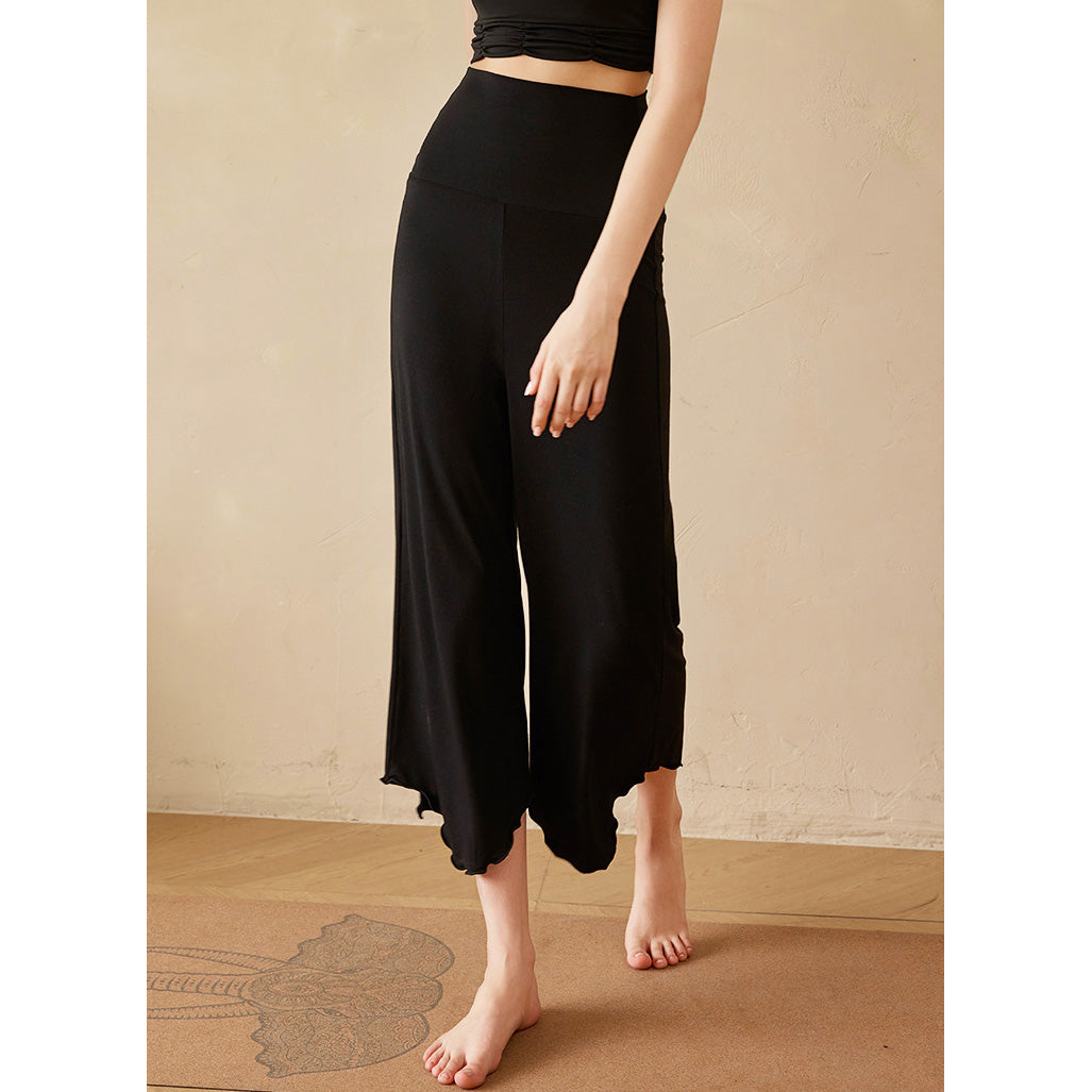 Sevi 瑜伽寬管八分褲【黑色】5色