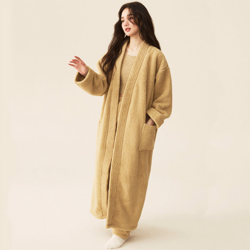 Puva 軟暖絨三件套家居服【7色】