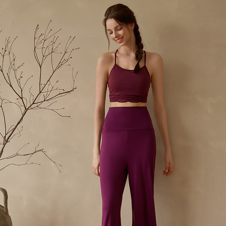 Sevia 花瓣運動內衣【酒紅】4色