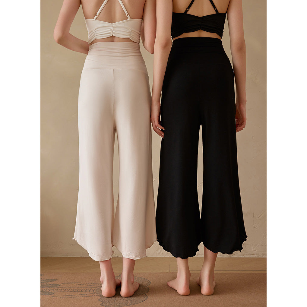 Sevi 瑜伽寬管八分褲【黑色】5色