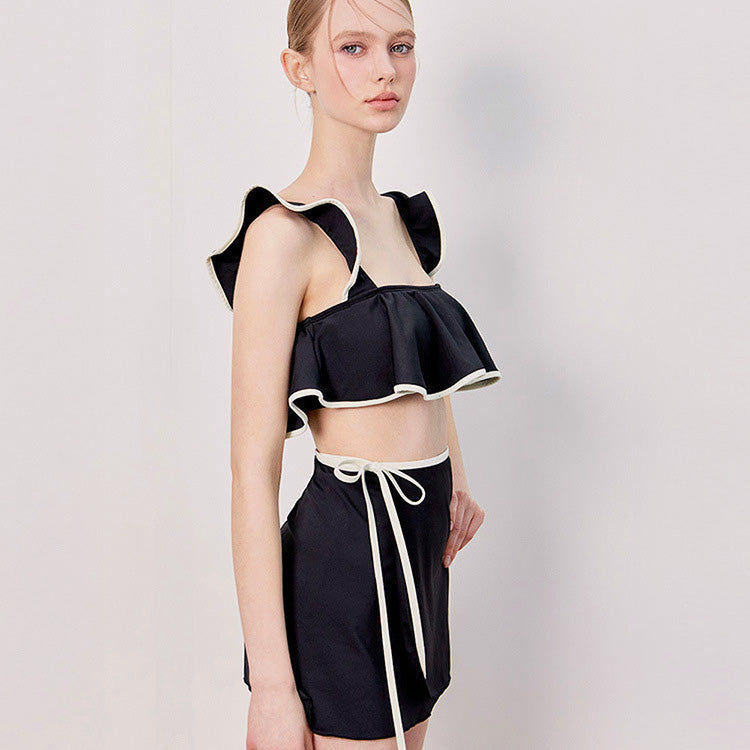 Jera 兩截式泳裝【黑色】