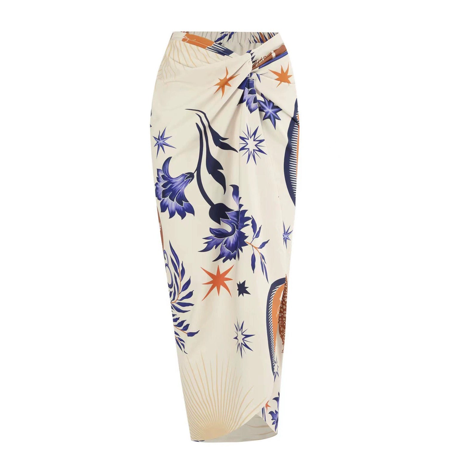 綁帶沙灘裙【白晝】