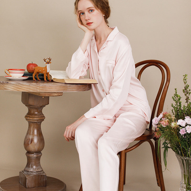 Vovo 家居成套睡衣【粉色】