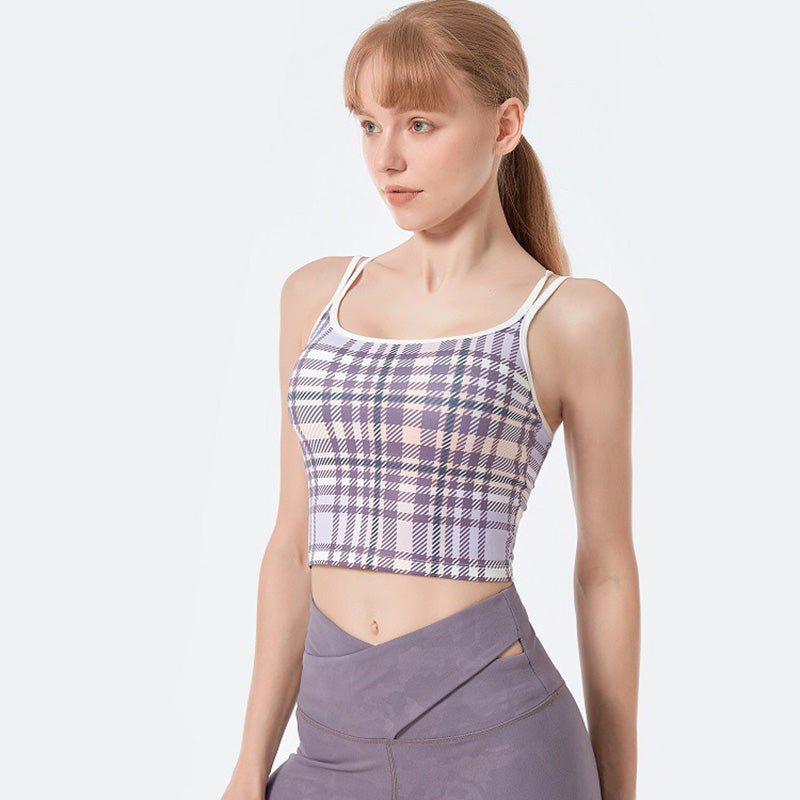 Dida Sport Bra 運動背心【格紋】