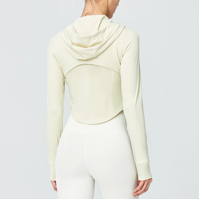 Quna 運動連帽外套【奶油色】5色