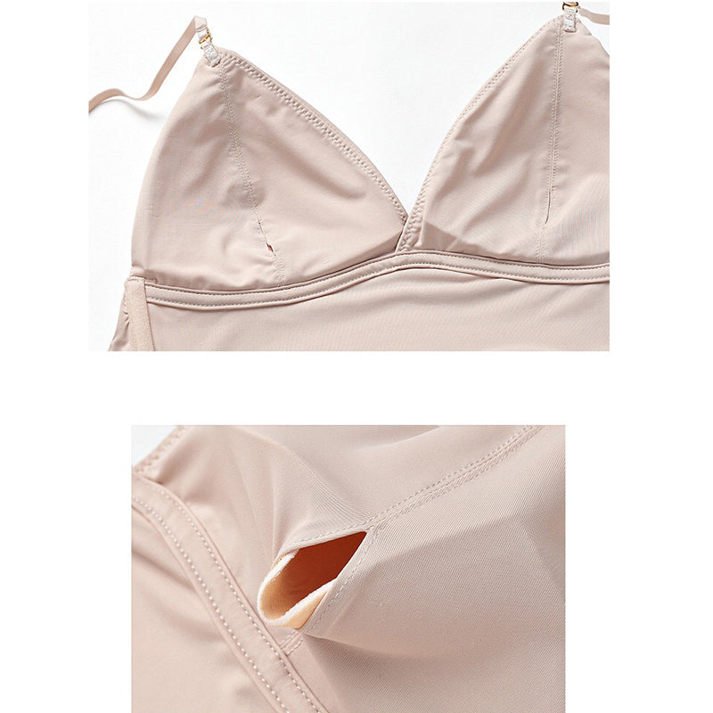Cina Bralette 無鋼圈大U露背冰絲內衣【淺膚】