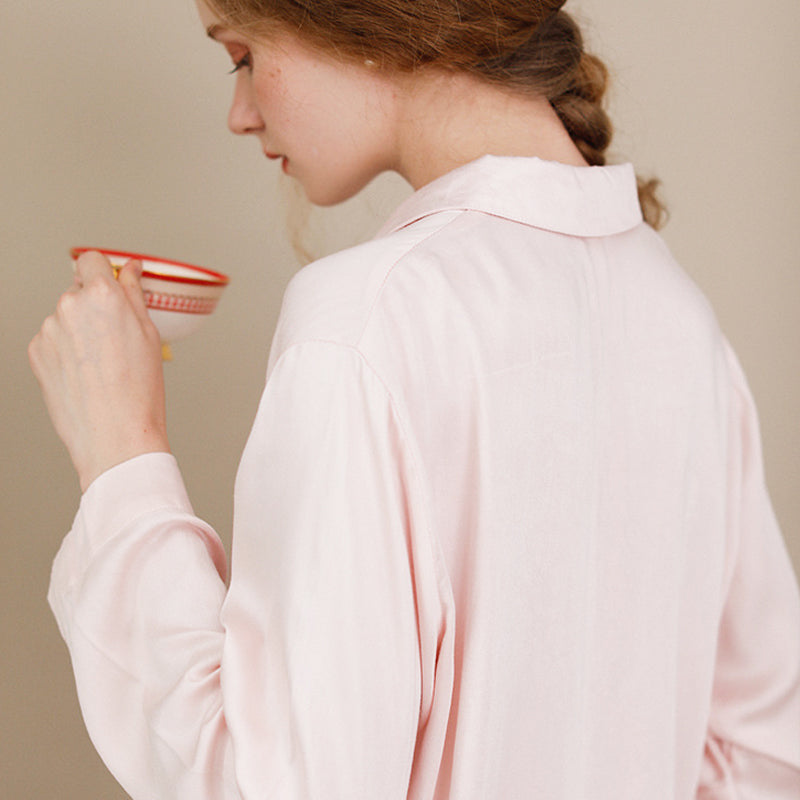 Vovo 家居成套睡衣【粉色】