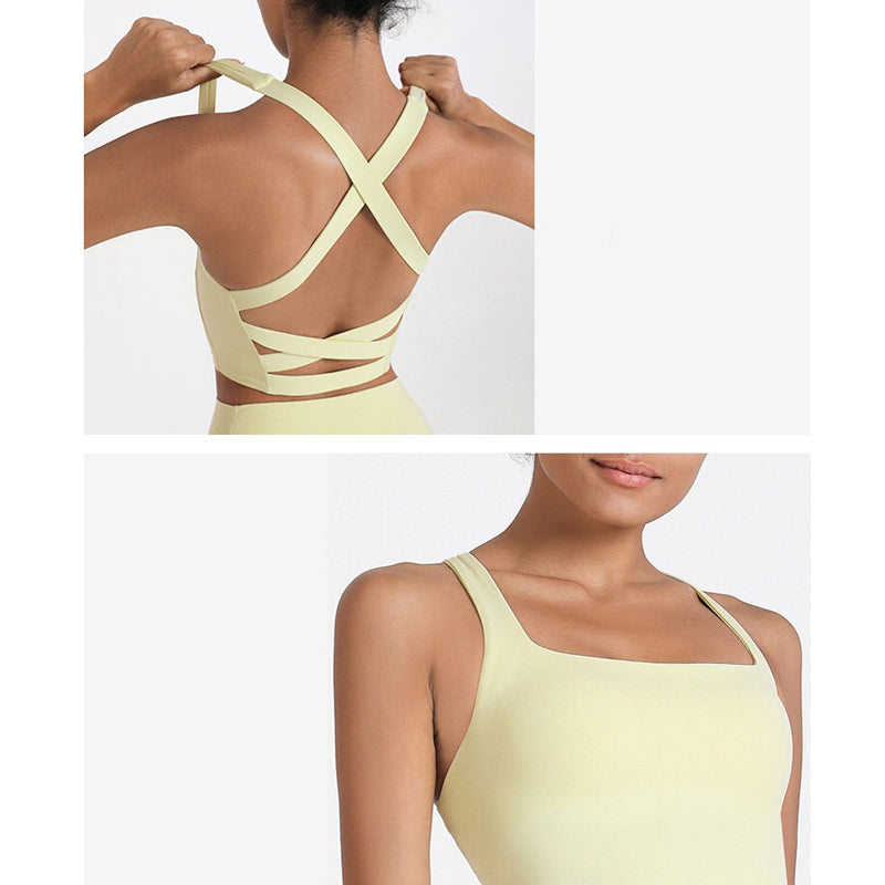 Vania Sport Bra 運動內衣【鵝黃】
