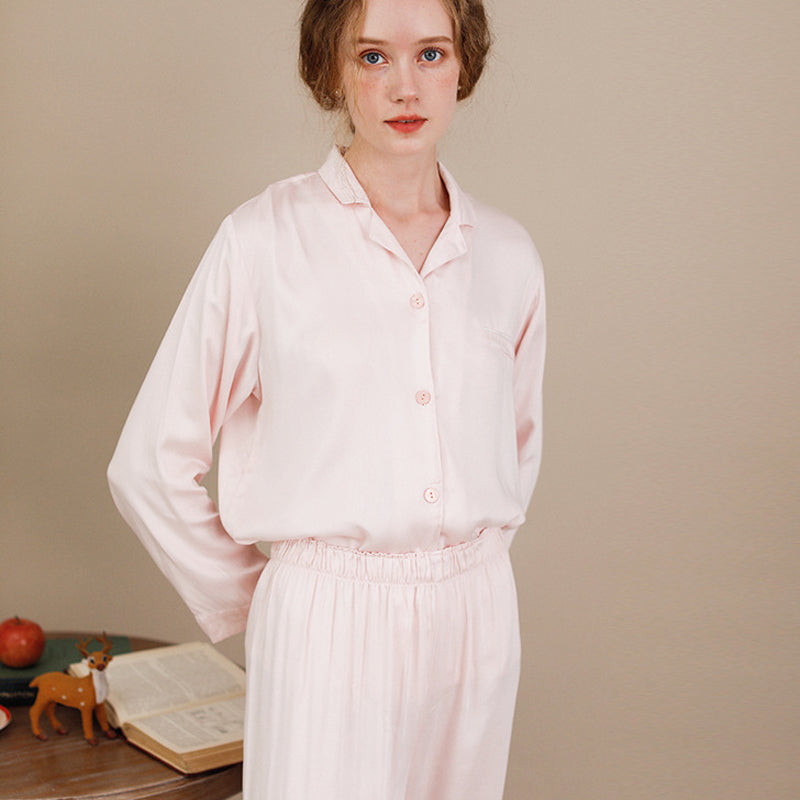 Vovo 家居成套睡衣【粉色】