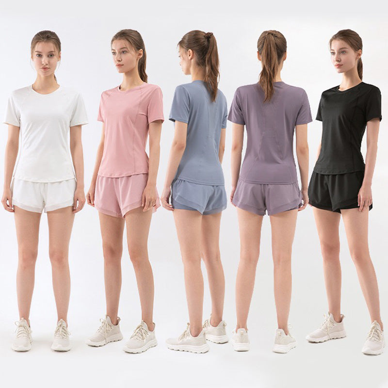 Liva Sport Shorts 運動短褲【灰紫】