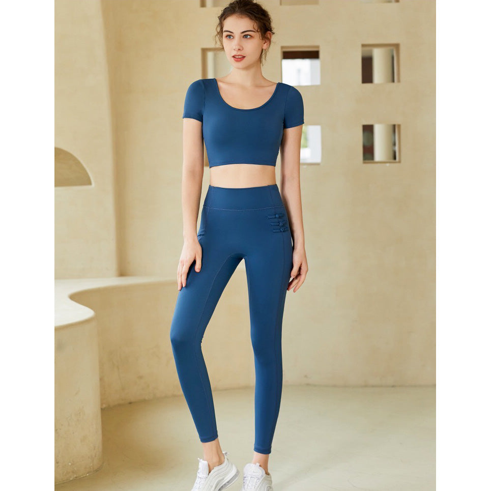 Uri Sport Top 短袖運動上衣【寶藍】