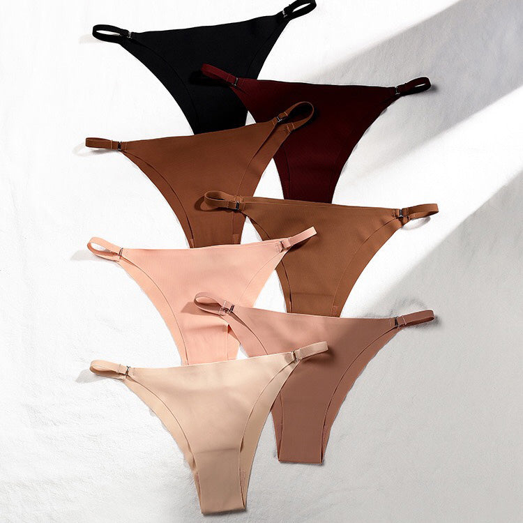 Viria 無痕細邊低腰三角褲【任選3件599元】27色