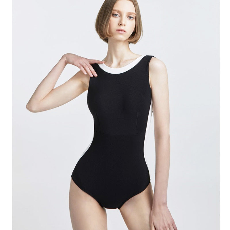 Neo 連身式泳裝【深邃黑】