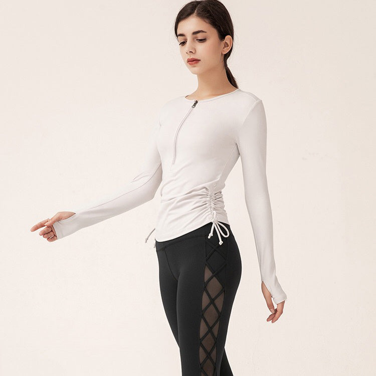 Tira 長袖運動上衣【白色】
